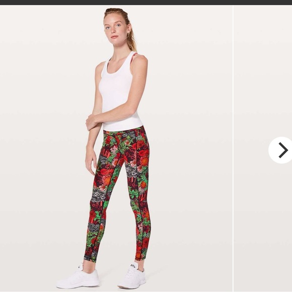 lululemon athletica Pants - Lululemon"Speed Up Tight * Full - On Luxtreme * 28" Zen Garden Multi